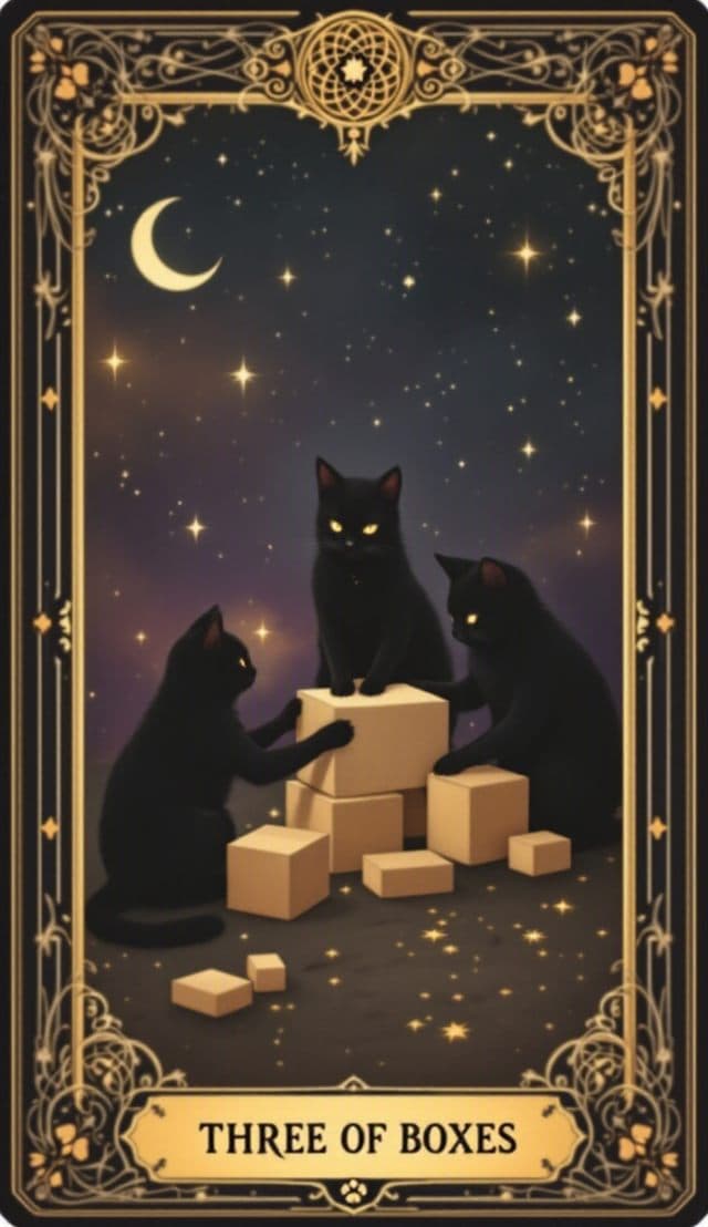 Three of Boxes