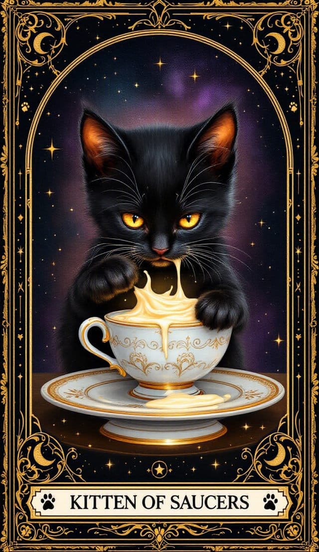 Kitten of Saucers