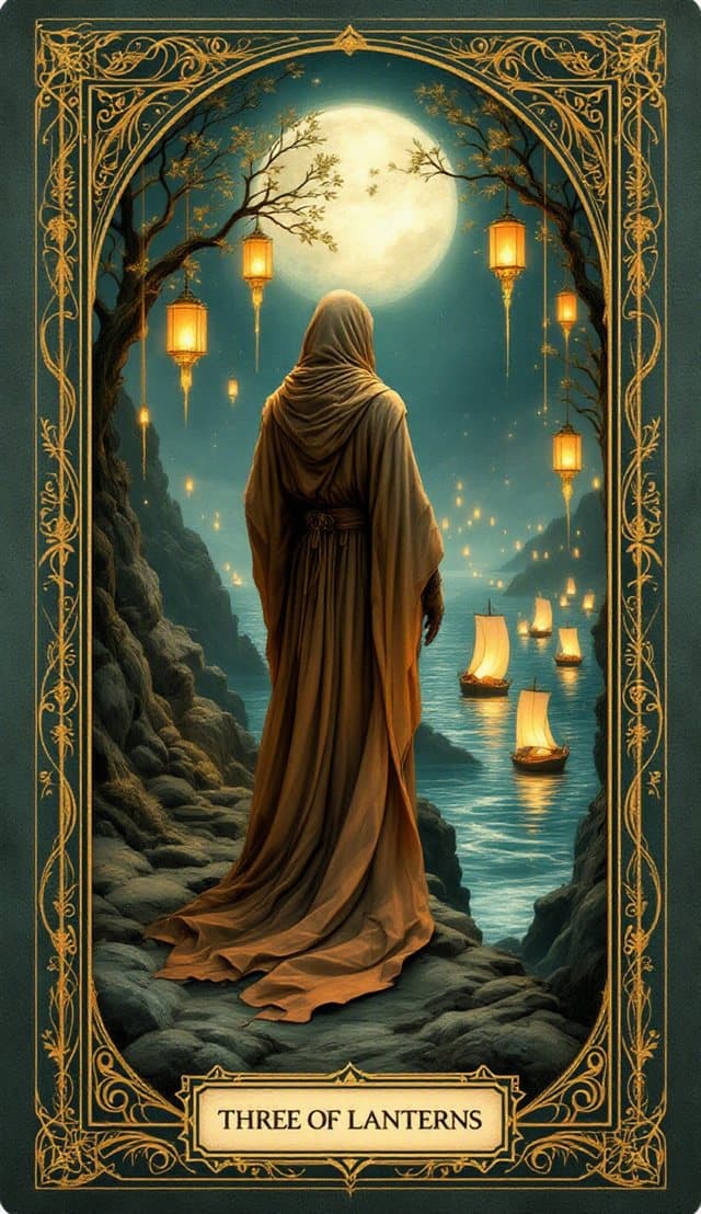 Three of Lanterns