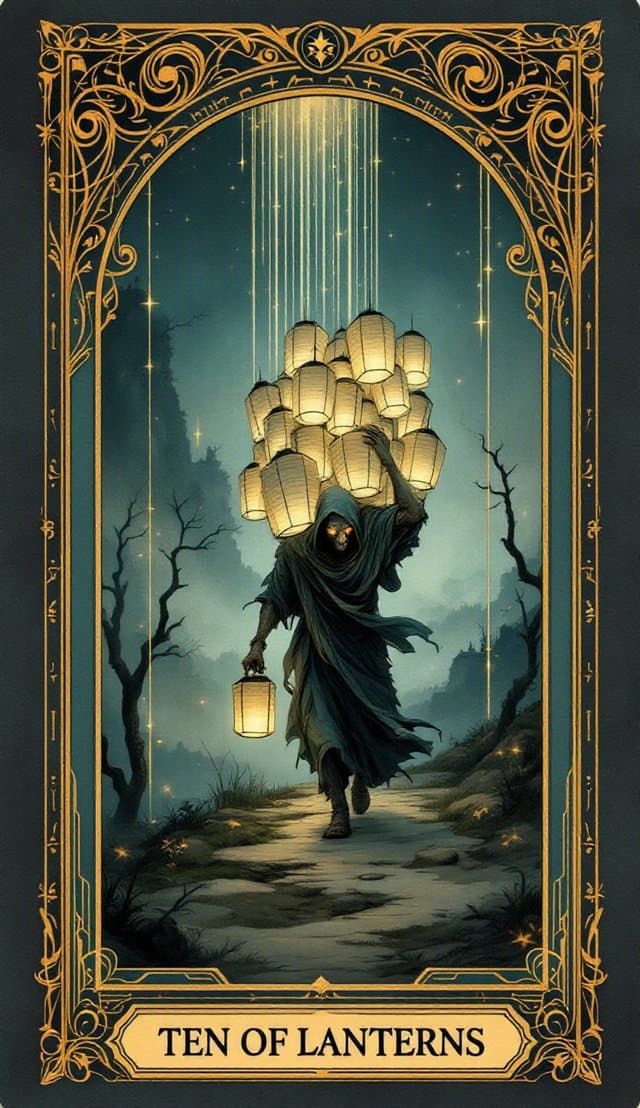 Ten of Lanterns