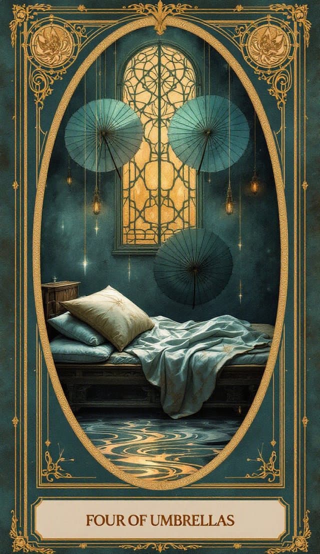 Four of Umbrellas